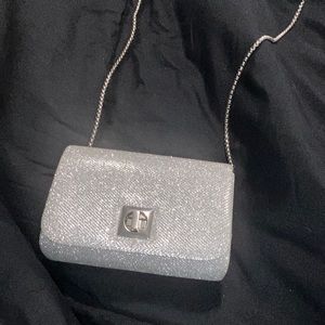 Shein silver crossbody bag